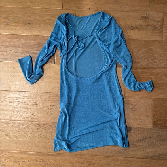 Princess Polly Montana Mini Dress Blue Lioness Sold Out - Picture 4 of 15